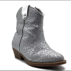 Tucker and Tate glitter cowboy booties, size 1